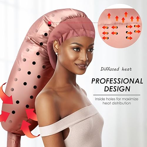 Miniatura 23 de Accesorio para secador de pelo, grande, negro, mejorado, suave, ajustable para secador de pelo de mano, secado rápido, ideal para el cuidado natural