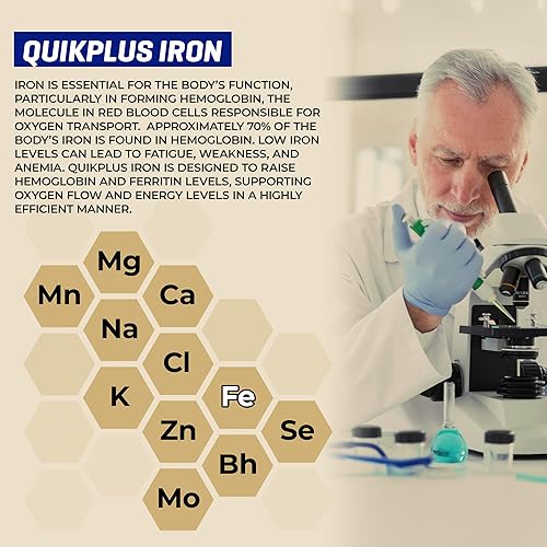 Miniatura 5 de QuikPlus - Hierro iónico de tamaño atómico (5 mg) - 2 oz