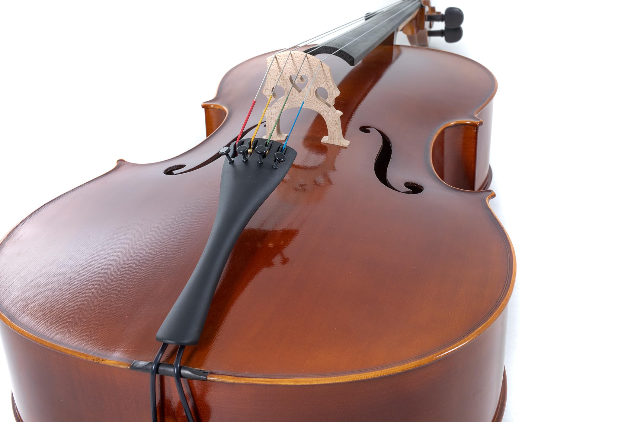 GEWA violonchelo, juego de violonchelos serie Allegro VC1-1/4 listo para tocar, incl. bolsa, arco Massaranduba, cuerdas Larsen Aurora