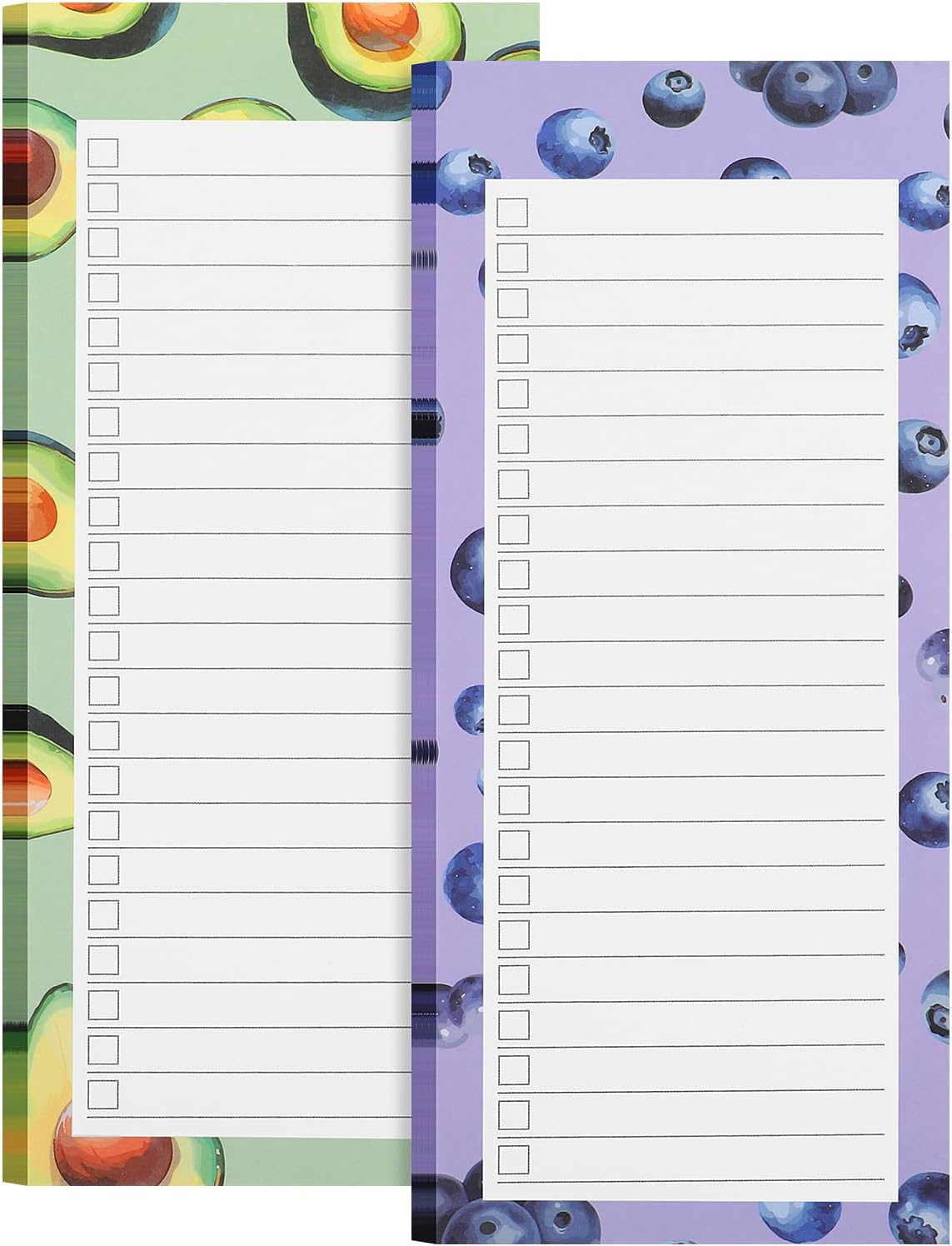 RosewineC 3 Pack Agnetic Shopping List Pad For Fridge, 150 Tear Off Sheets Agnet Notepad