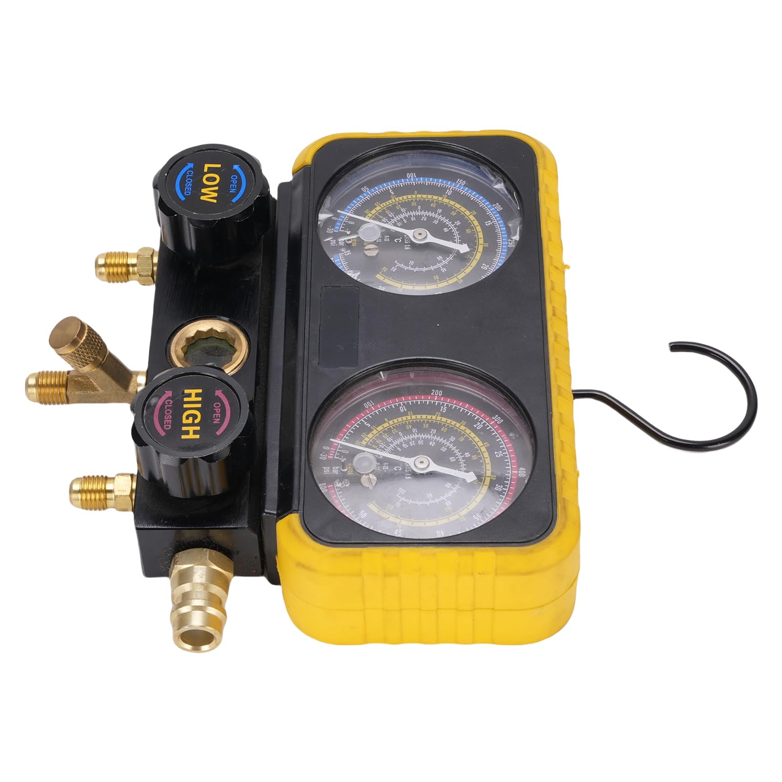 Kit di Refrigerante AC AC Set di CA Automobilistico con 3 Maniche di Sicurezza per la Valvola di Sicurezza per R410A R32 R134A R22