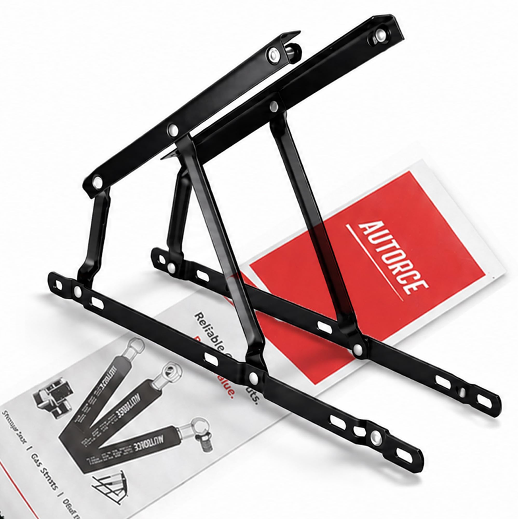 2X Ottoman Bed Lift Up Mechanism and Gas Spring Strut 600N, 800N, 1000N, 1200N (Hinge Mechanism Only)