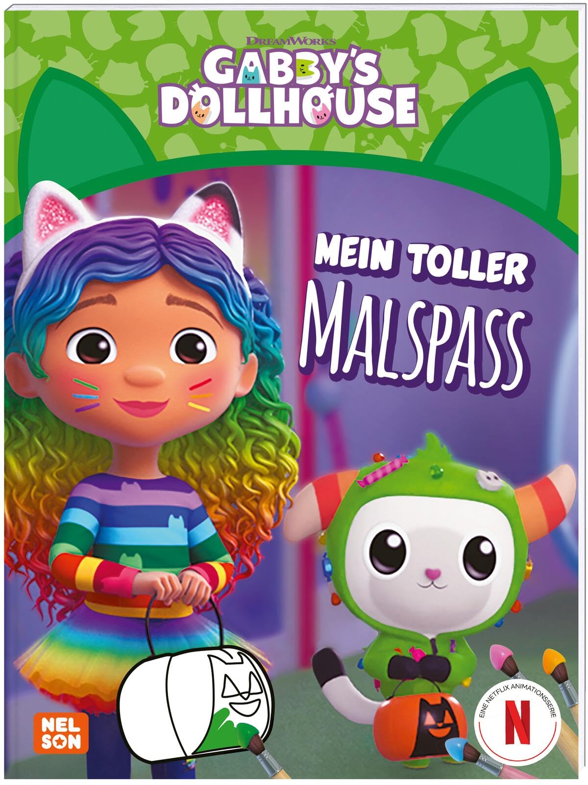 Gabby's Dollhouse: Mein toller Malspaß: Süße Kätzchen zum Ausmalen für Jungen und Mädchen ab 3 Jahren