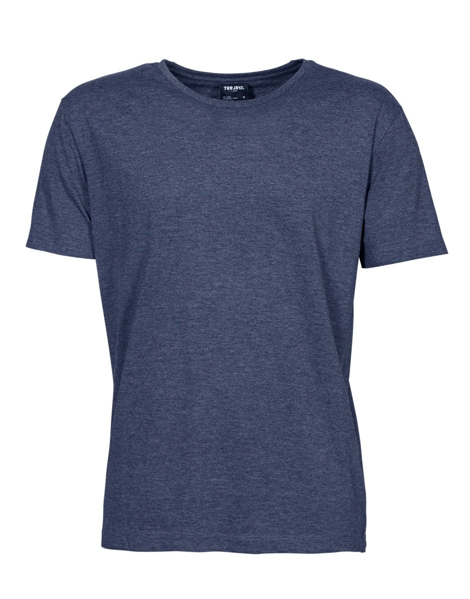 TEE JAYSTJ5050 Men's Urban Melange Tee - DENIM MELANGE - 3XL