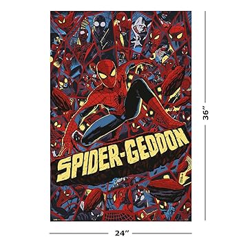 スパイダーマン　ビジュアルアートポスター Amazon.co.jp: Trends International スパイダーマンポーズ