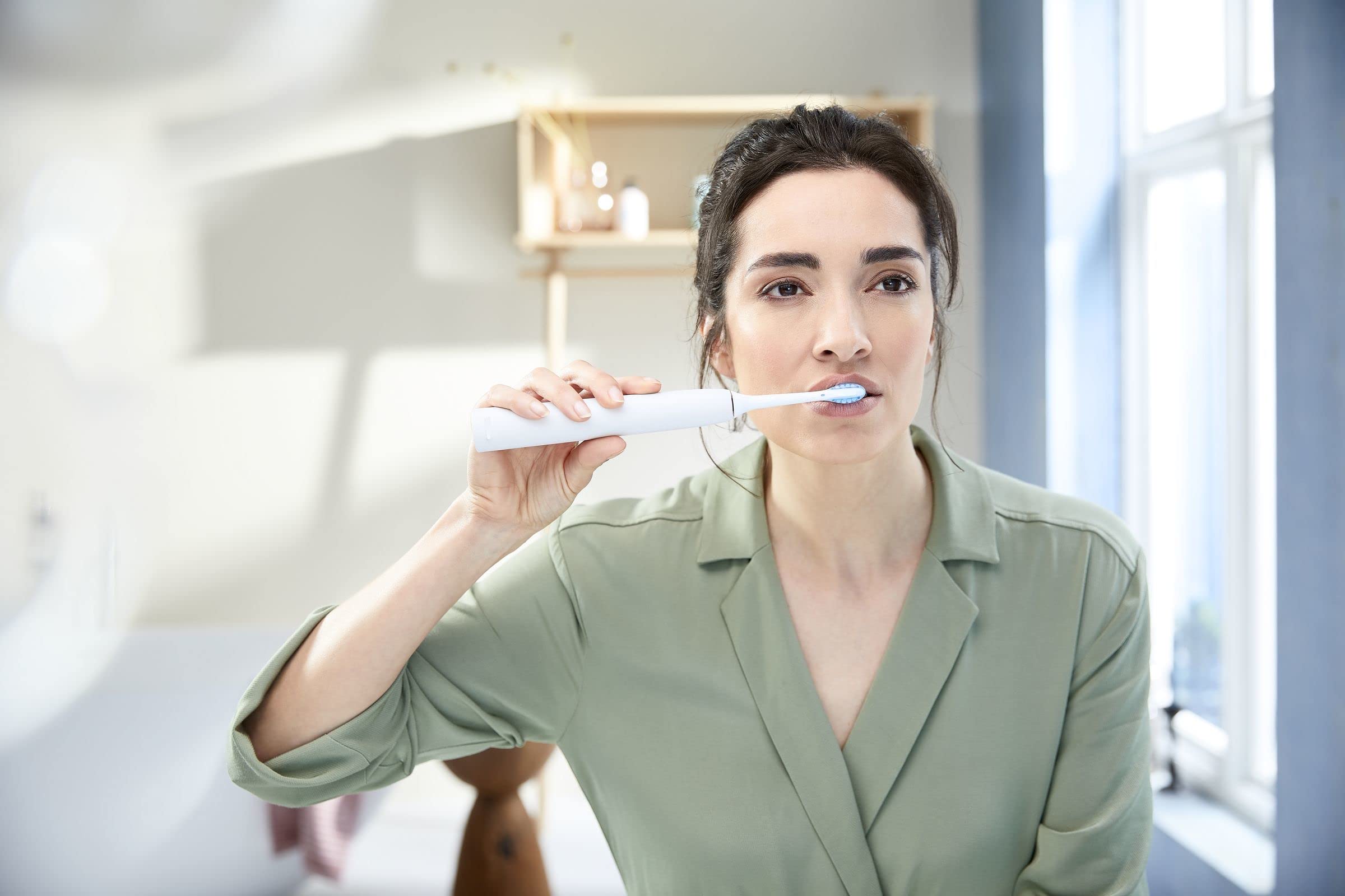 Philips Sonicare Expert Clean C3 - Spazzolino sonico con custodia da viaggio, 1 pezzo, colore: Bianco