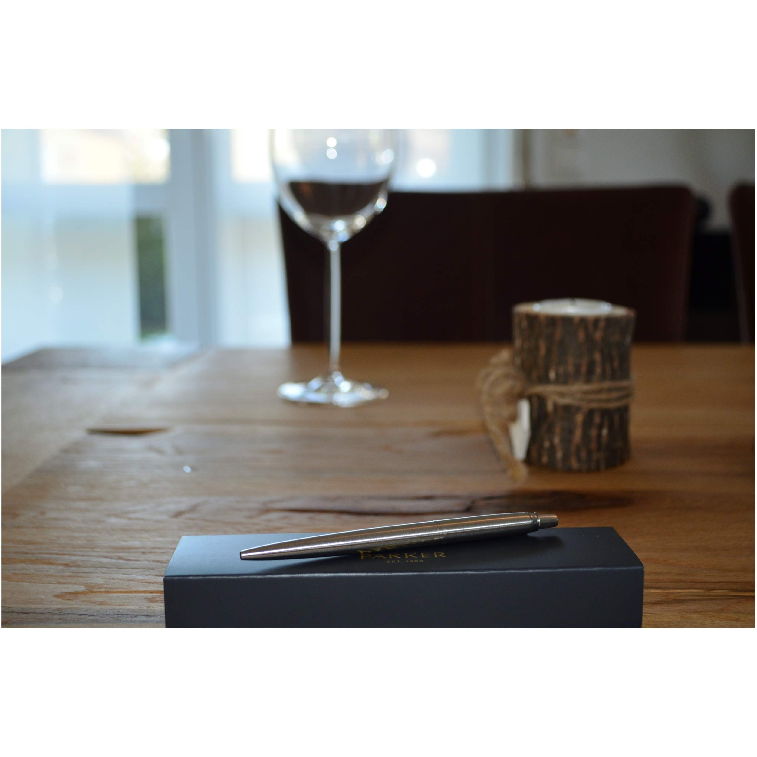Parker- Exklusiver Kugelschreiber Modell JOTTER inkl. Gravur Lasergravur graviert neu (edelstahl)