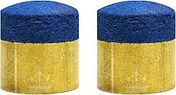 2 Virolas Metal Sola Couro Taco Bilhar Sinuca Ponteira