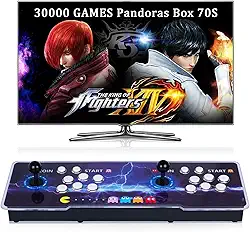 RegiisJoy【 20000 Games in 1 】 Pandora's Box 40S Arcade Game Console Retro Game Machine for PC & Projector & TV, 2-4 Players, 1280X720, 3D Games, Search/Hide/Save/Load/Pause Games, Favorite List