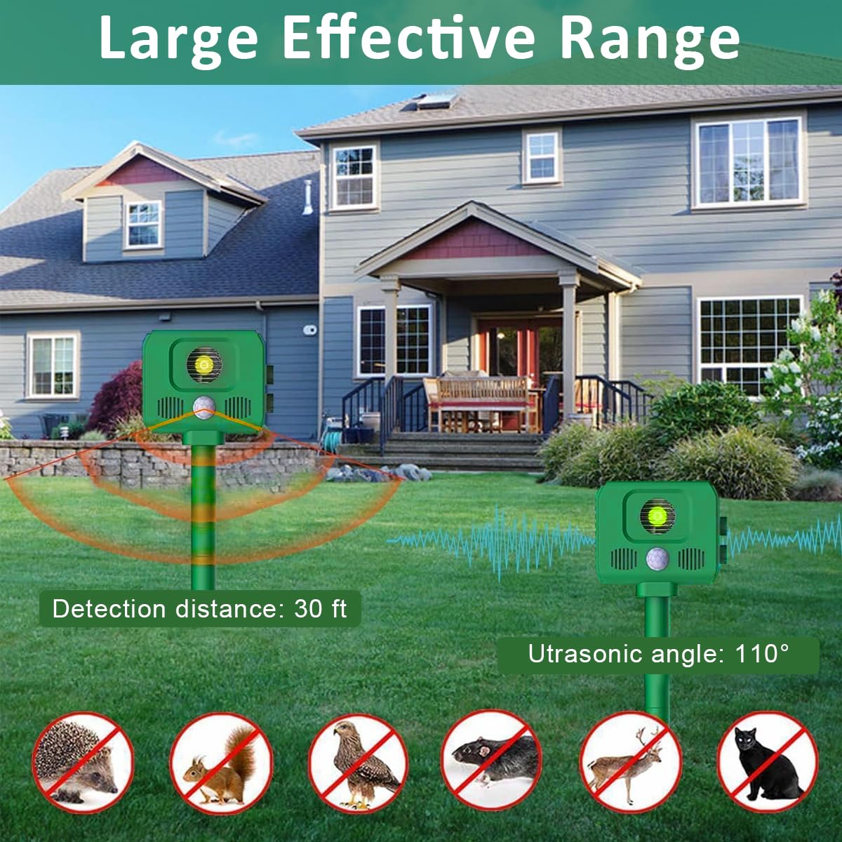 Solar Animal Repeller - Keep Pests Away! -4 Solar Animal Repeller - Keep Pests Away! -4