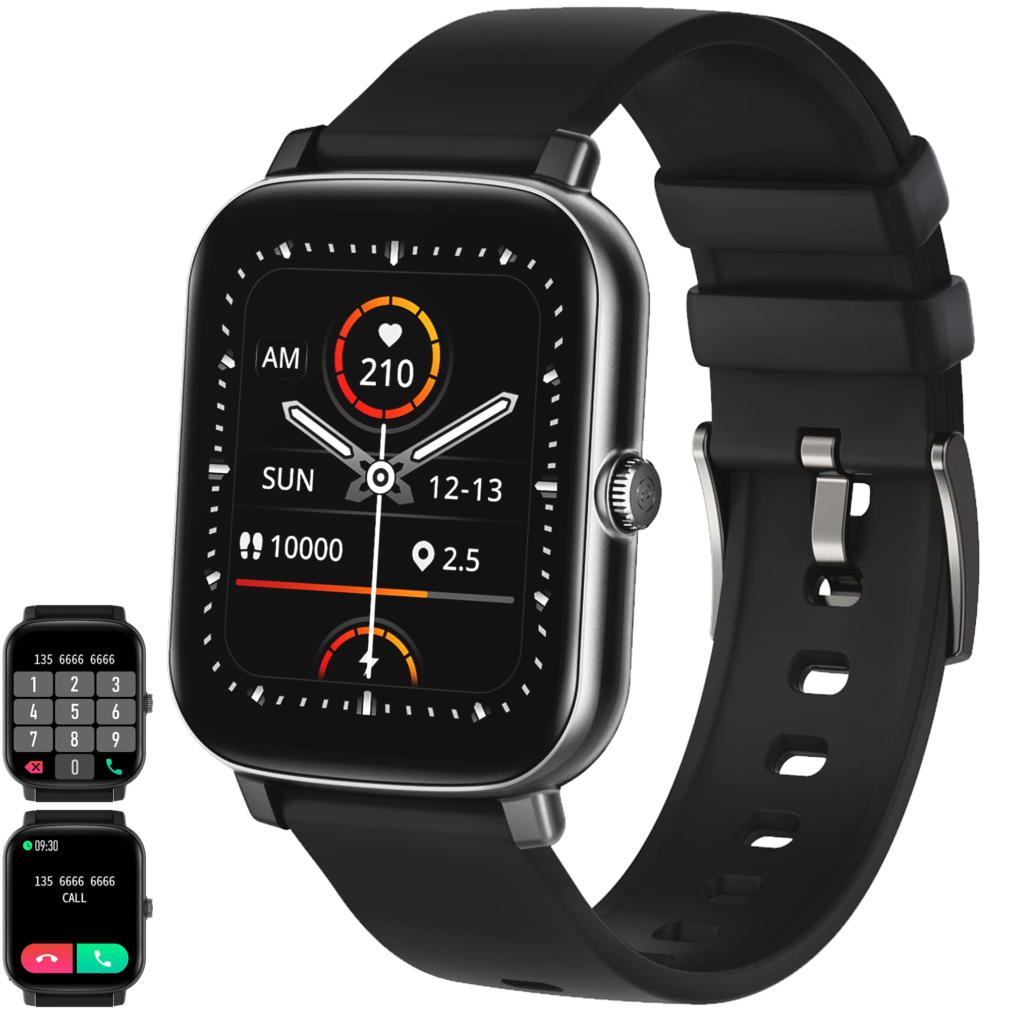 BvlrkscSmart Watch for Women Men 2023 Fitness Tracker 1.9" Touch Screen Smartwatch Fitness Watch 108 Sports IP68 Waterproof, Heart Rate/Sleep Monitor/Pedometer/Calories (Gold)