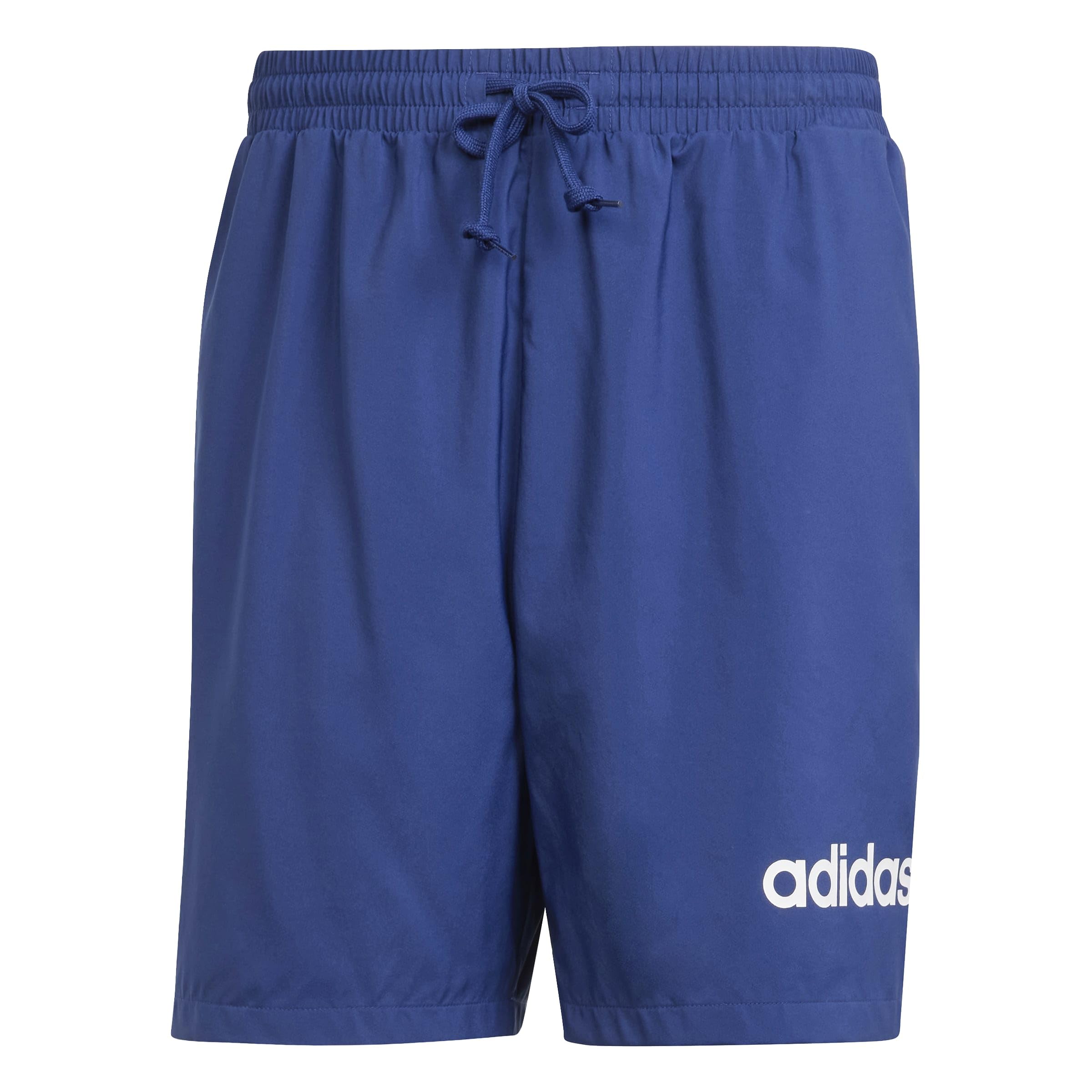 adidas Men's Essentials Linear Chelsea Shorts, Dark Blue/White, XL