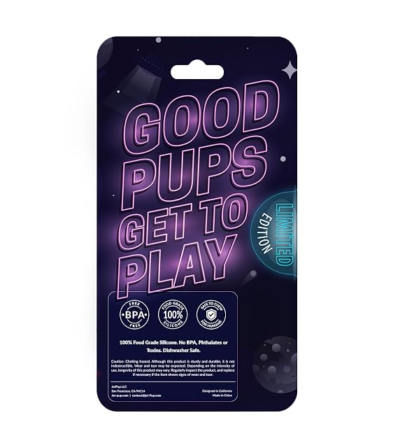 Foto 2 de 2 de JetPup Juguete masticable para cachorros, hueso, juguete masticable de grado humano