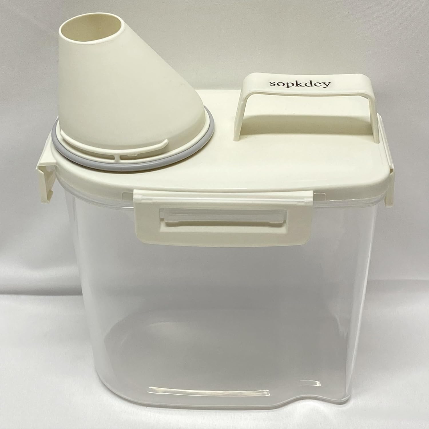 sopkdey-Household Storage Containers for Pet Food,Dog Food Storage Container, Cat Food Container Airtight,Plastic Food Dispenser for Pet Food, Bird Seed, Fish Food, etc.