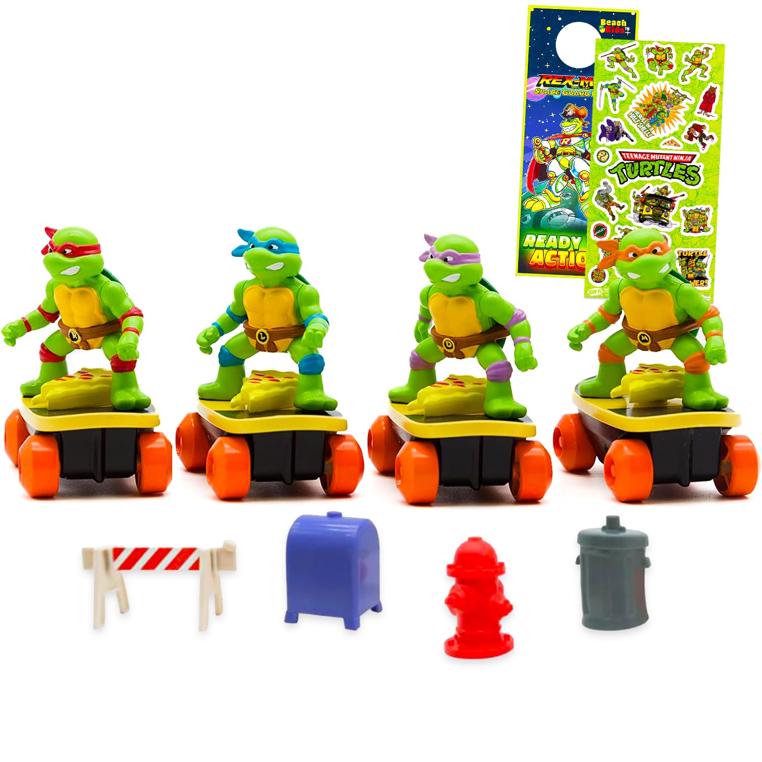 Amazon.com: Teenage Mutant Ninja Turtles Skateboard Toy Set