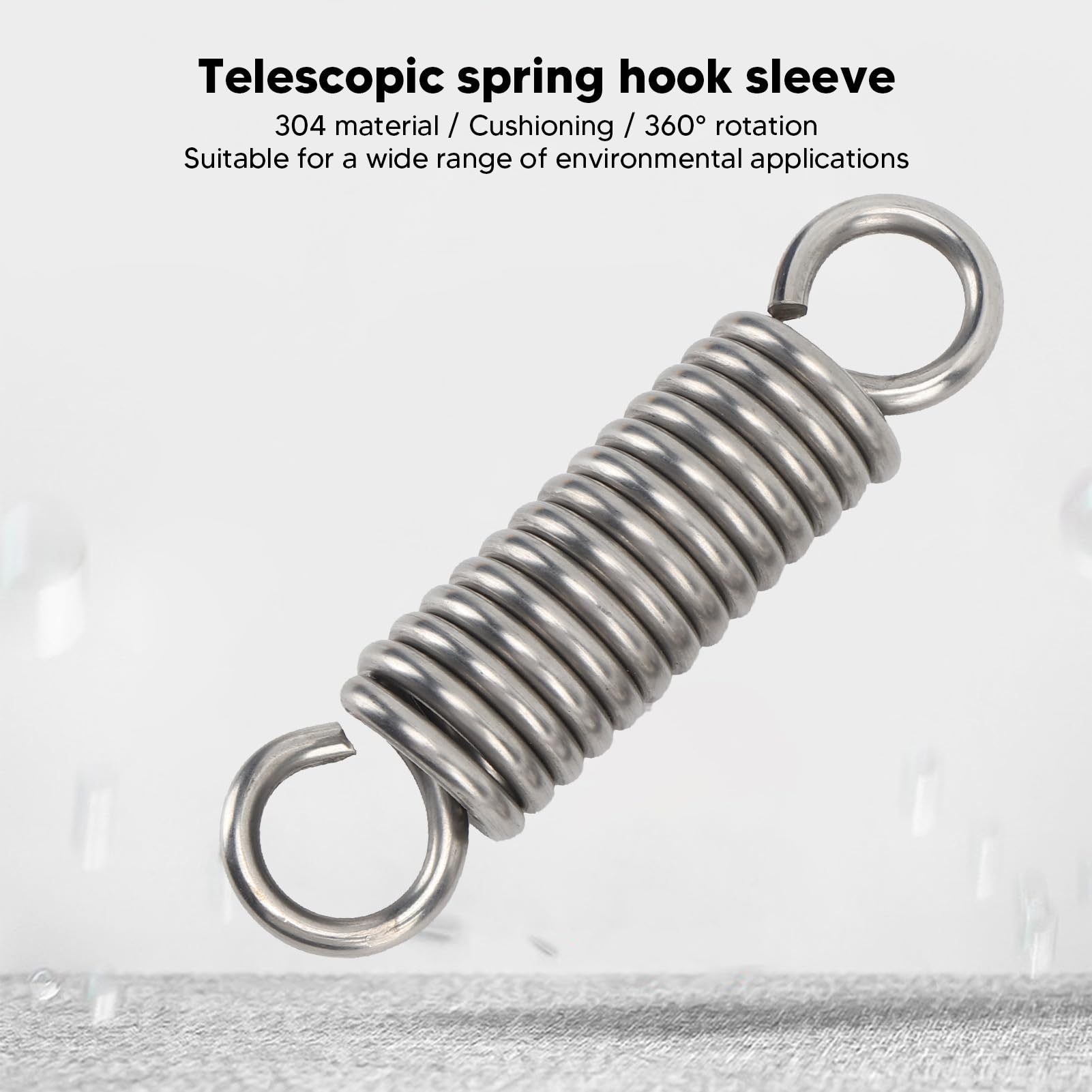 NutriEss Heavy Bag Spring 304 Stainless Steel 200lb Swivel Punching Bag Mount for Gym Camping Swing Chair Professional Rotating Mechanism