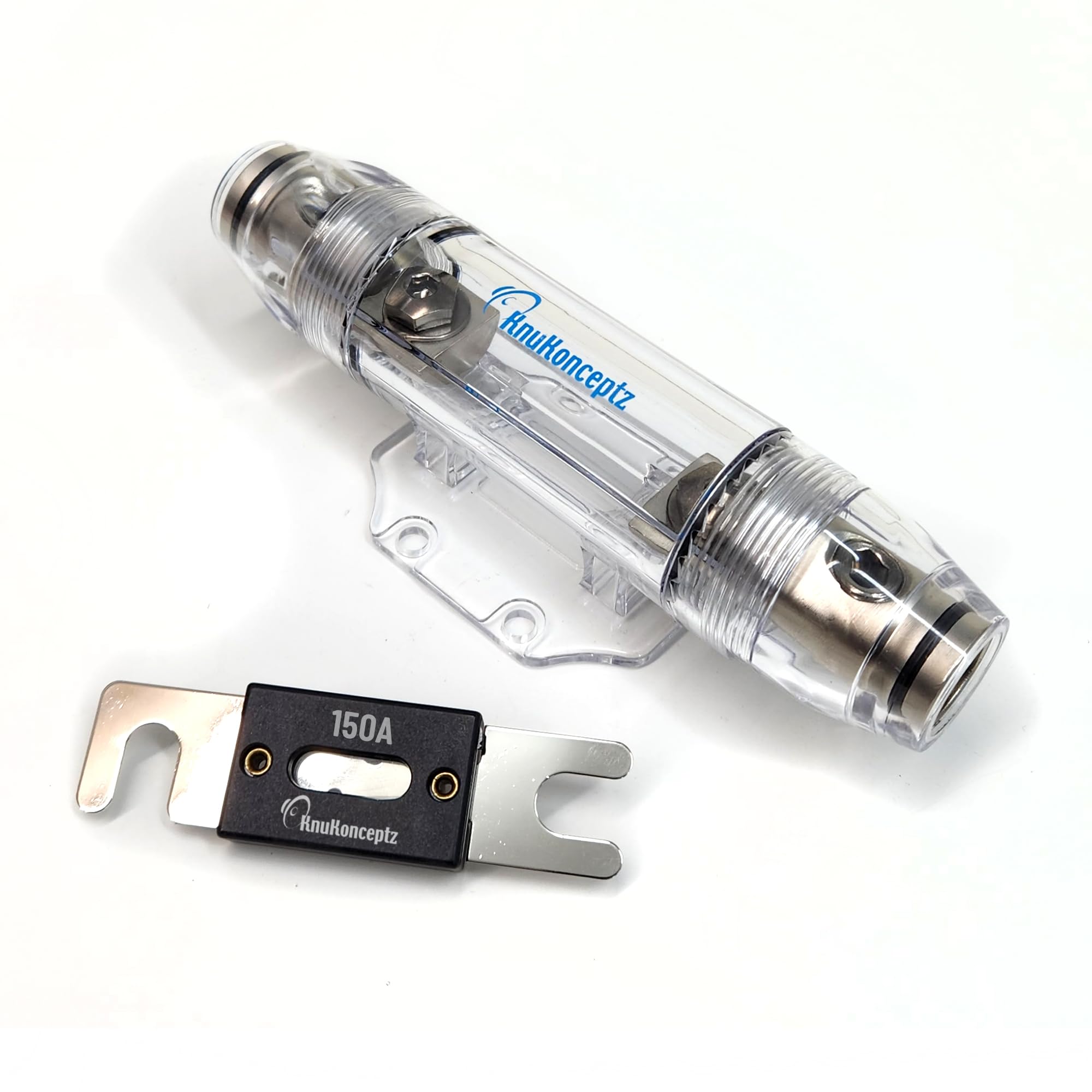 KnuKonceptz 0 Gauge in Line Waterproof ANL Fuse Holder with 150A Fuse