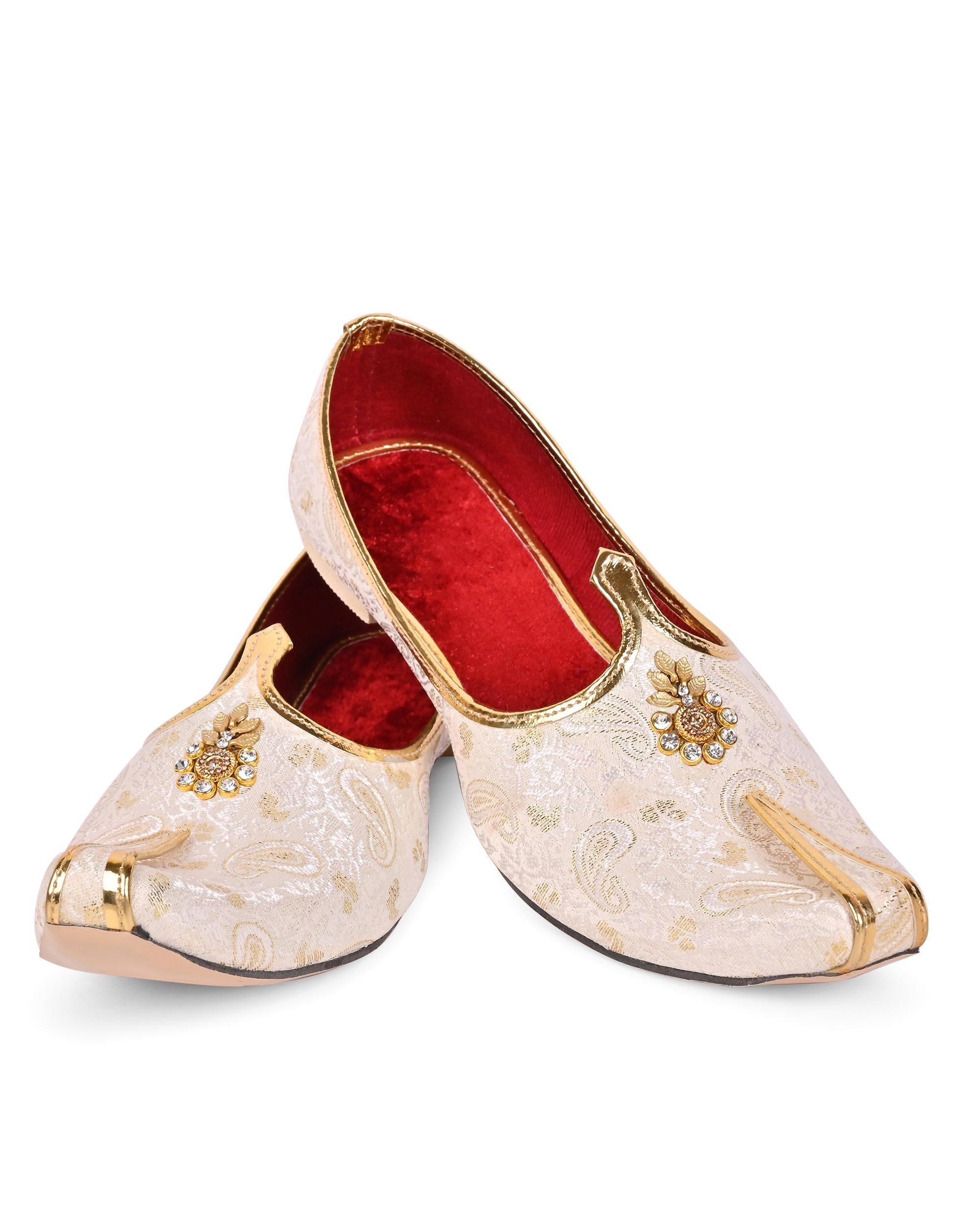 Royal Khwaab Mens Wedding Juttis/Punjabi Jutti & Sherwani Juti, Pure Traditional & Stylish Ethnic Mojaris/Wedding Shoes 100% Comfortable & Handcrafted RK-J5(B10)-6 (B0C2ZTCPC9) Amazon Price History, Amazon Price Tracker