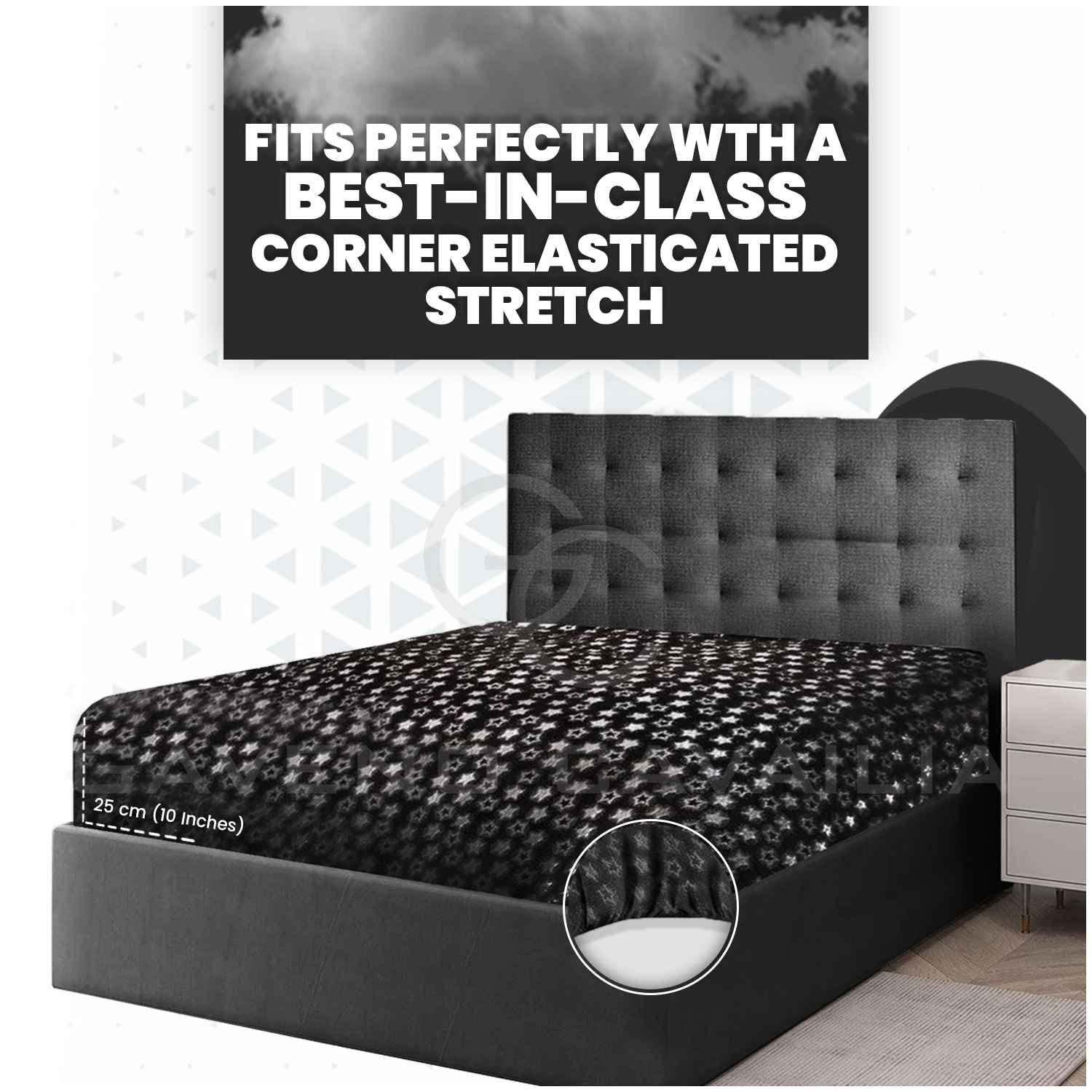 Parure De Lit Polaire Gaveno Cavailia - 2 Pièces - Super Douce Et Chaude - Licornes Étincelantes - Crème - Double