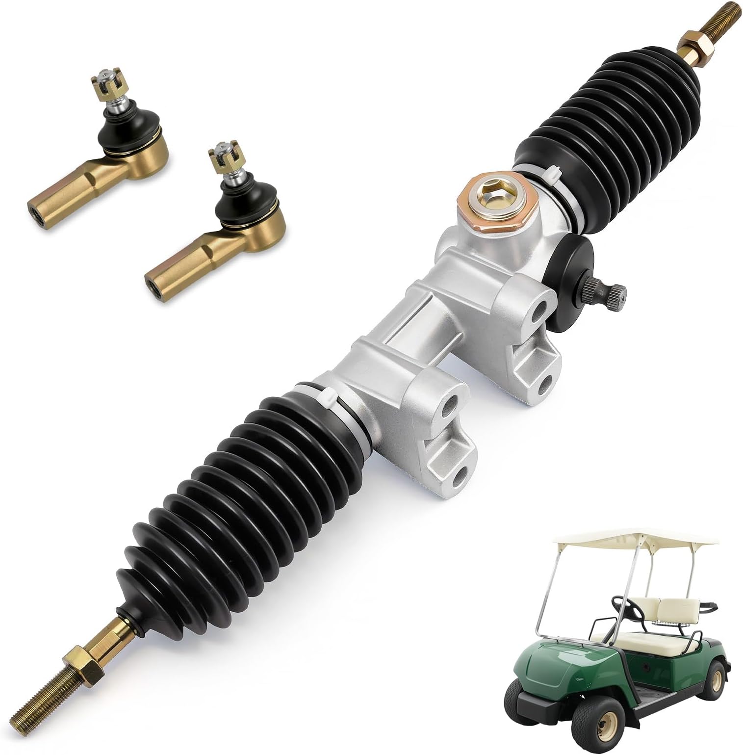 Panglong G22 Golf Cart Steering Gear Box Assembly, Suitable for Yamaha 2003-2007 G22 Steering Rack Gas or Electric Models, Replace OEM #JU0-F387E-00