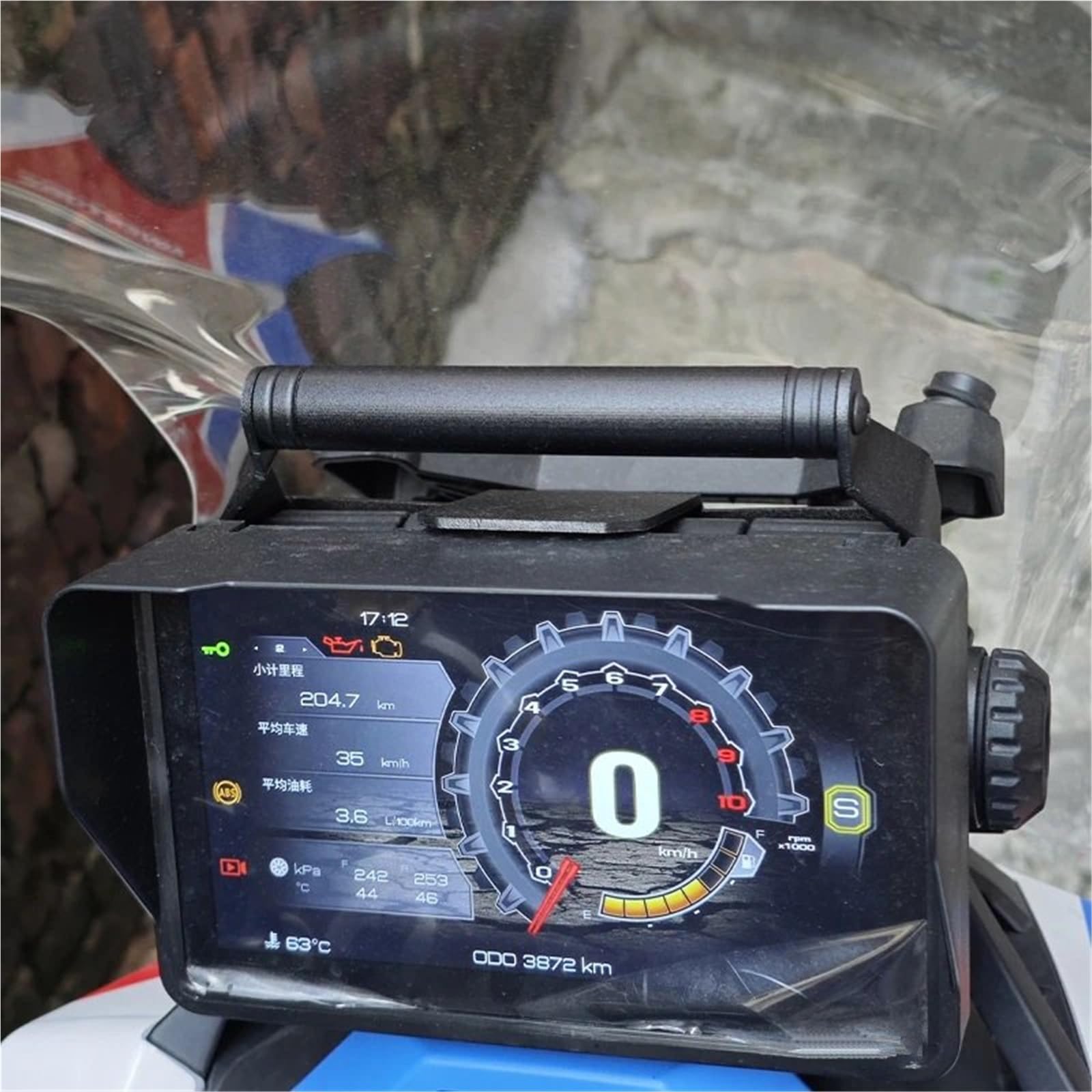Support de Navigation Support téléphone portable Pour ZONTES 368G ZT368G, support navigation GPS, rallonge multifonctionnelle pour téléphone portable Support De Navigation GPS pour Moto(12MM ZONTES)
