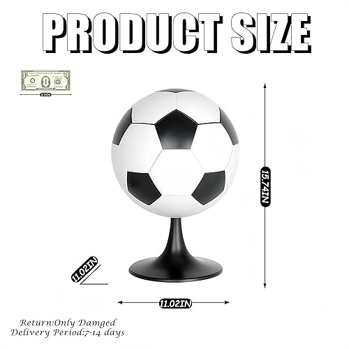 Miniatura 5 de Un cubo de basura automático con sensor de movimiento en forma de fútbol, contenedor de cocina manos libres sin contacto con tapa inteligente,