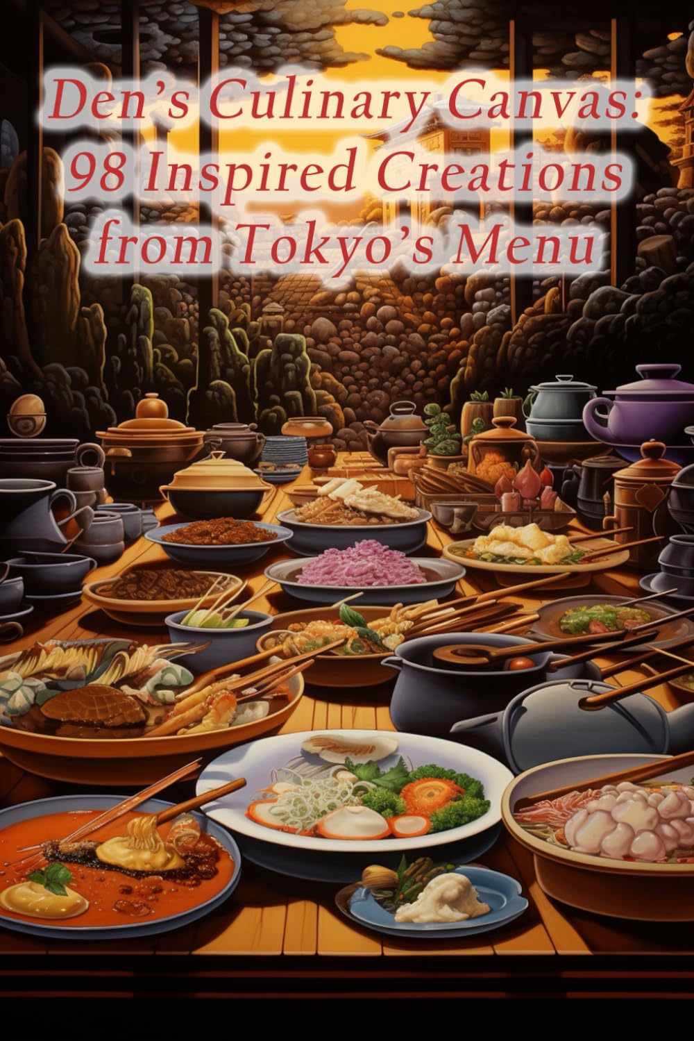 Den's Culinary Canvas: 98 Inspired Creations from Tokyo's Menu