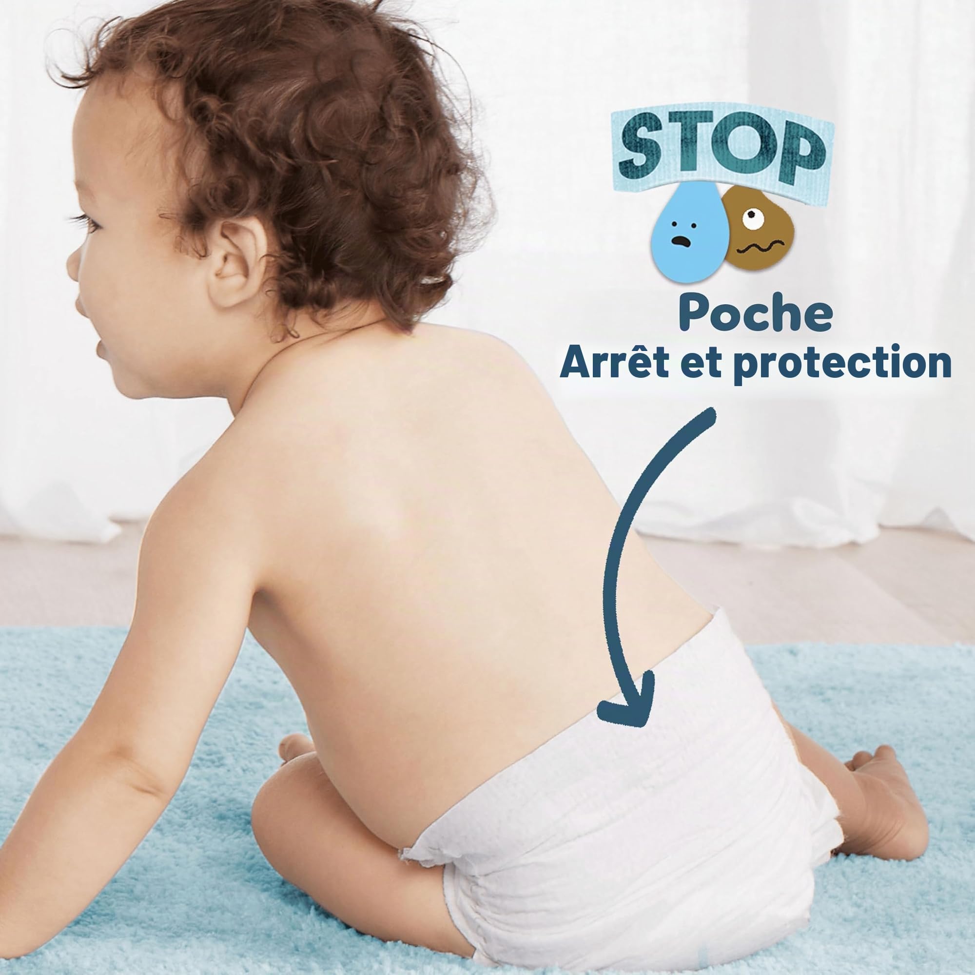 Pampers Premium Protection Couches Taille 4+ x162 Pack 1 Mois | 10kg-15kg. Notre N°1 Pour La Protection De La Peau Et Contre Les Fuites. Pack 1 Mois