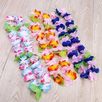 ハワイアンレイを売る少女　HAWAII ハワイアンレイを売る少女 HAWAII