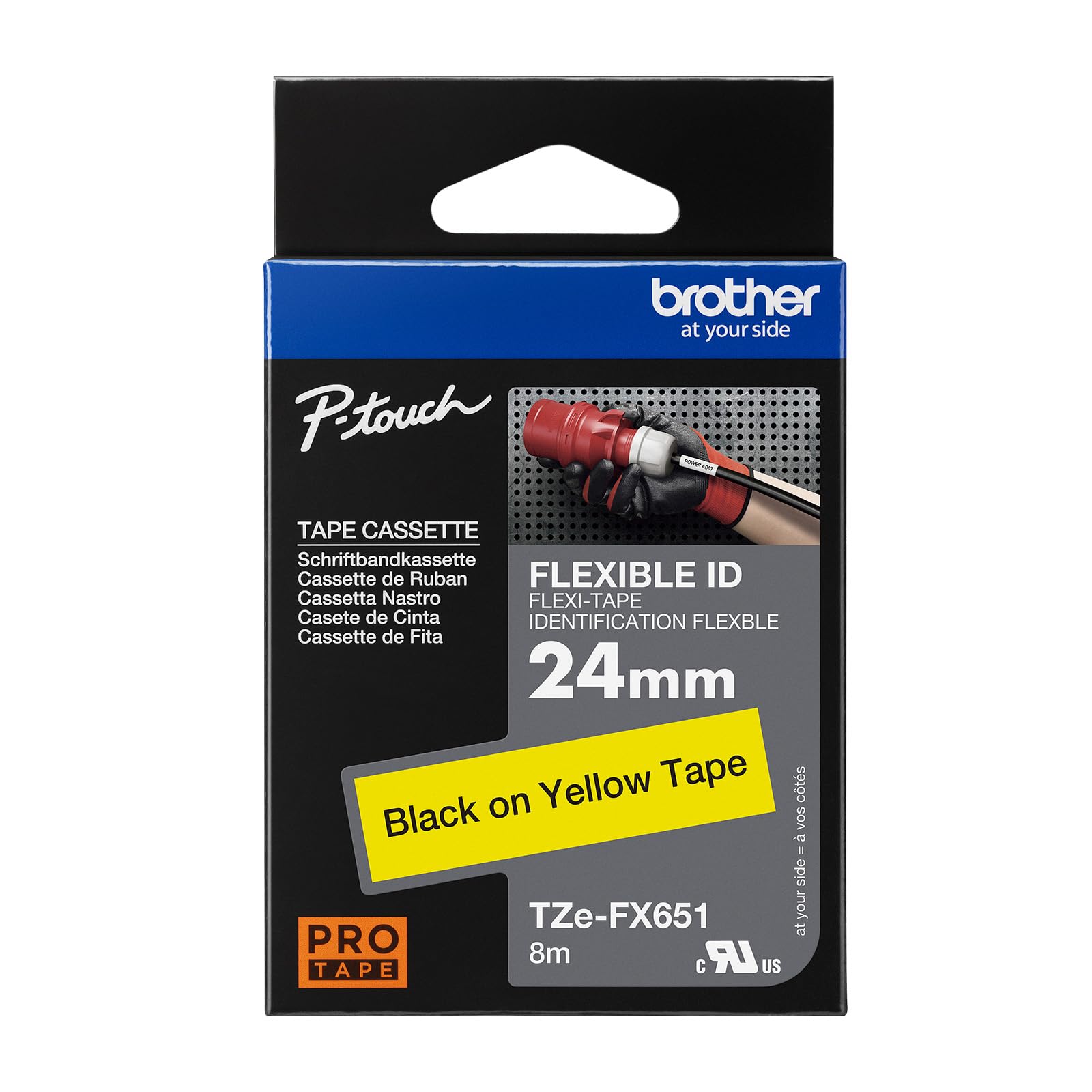 Amazon.com: Brother Genuine P-Touch TZE-FX651 Tape, 1