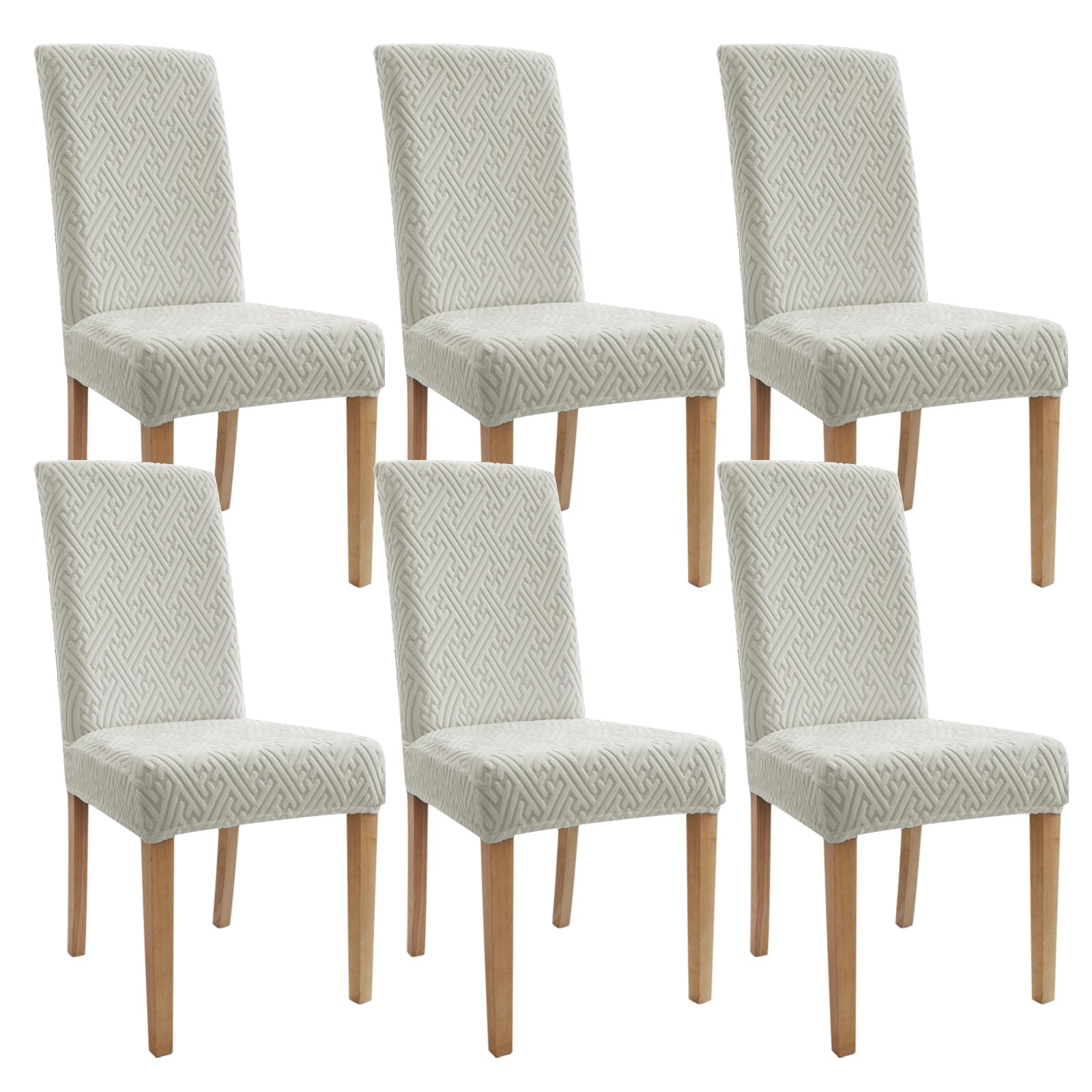 Promindflyplka Jacquard Dining Chair Covers Set of 6