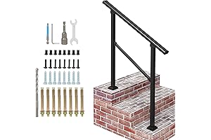 Signstek Handrail for Outdoor Steps-3 Step