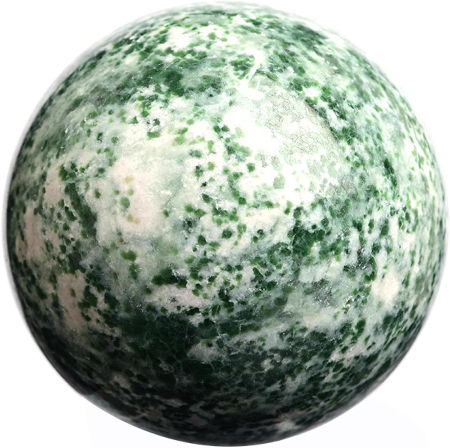 Quartz Crystal Spheres Red Green Treasure Minerals Stones Room Decorate (80mm)