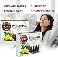 Vista 280 de TRUMIRI Copal Incense Cones - Total 20 Cone Incense - Dual Pack of 10 Insence Cones - Incense Cones Scented - Cone Incense Scents - Insense Cones
