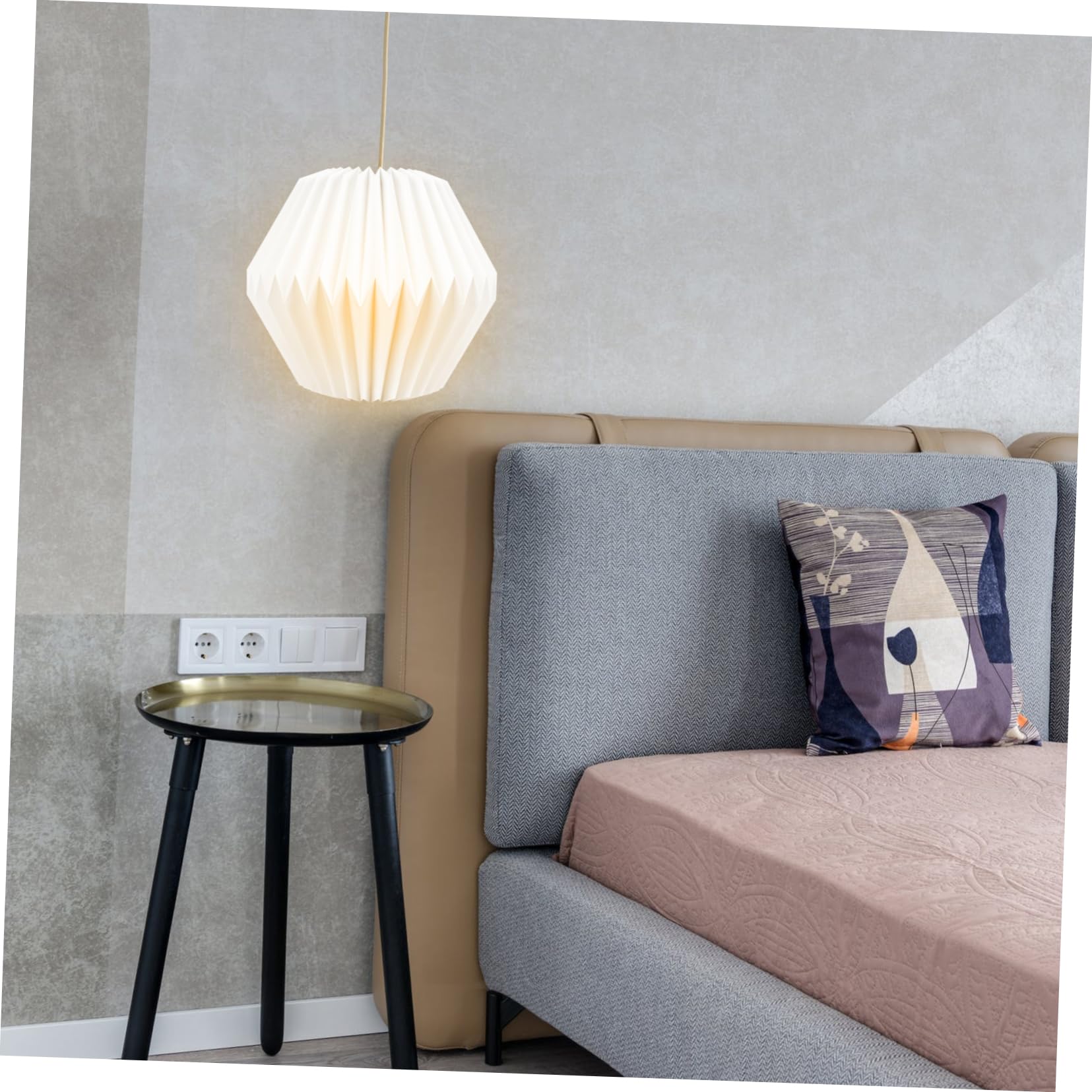 Uonlytech 2pezzi Lampadario Nordic Geometrico Decorativo Per Moderni e Accoglienti Facile Installare e