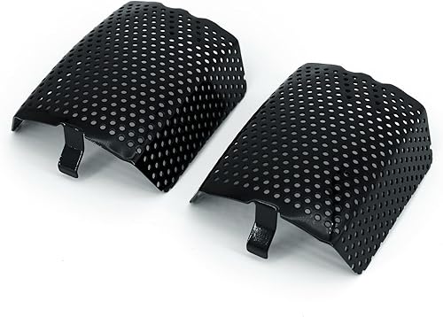 Americruise - 1 par de protectores de freno de pinza delantera negra para Harley Touring, Road King, Electra Street Glide FLHT, FLHX y modelos