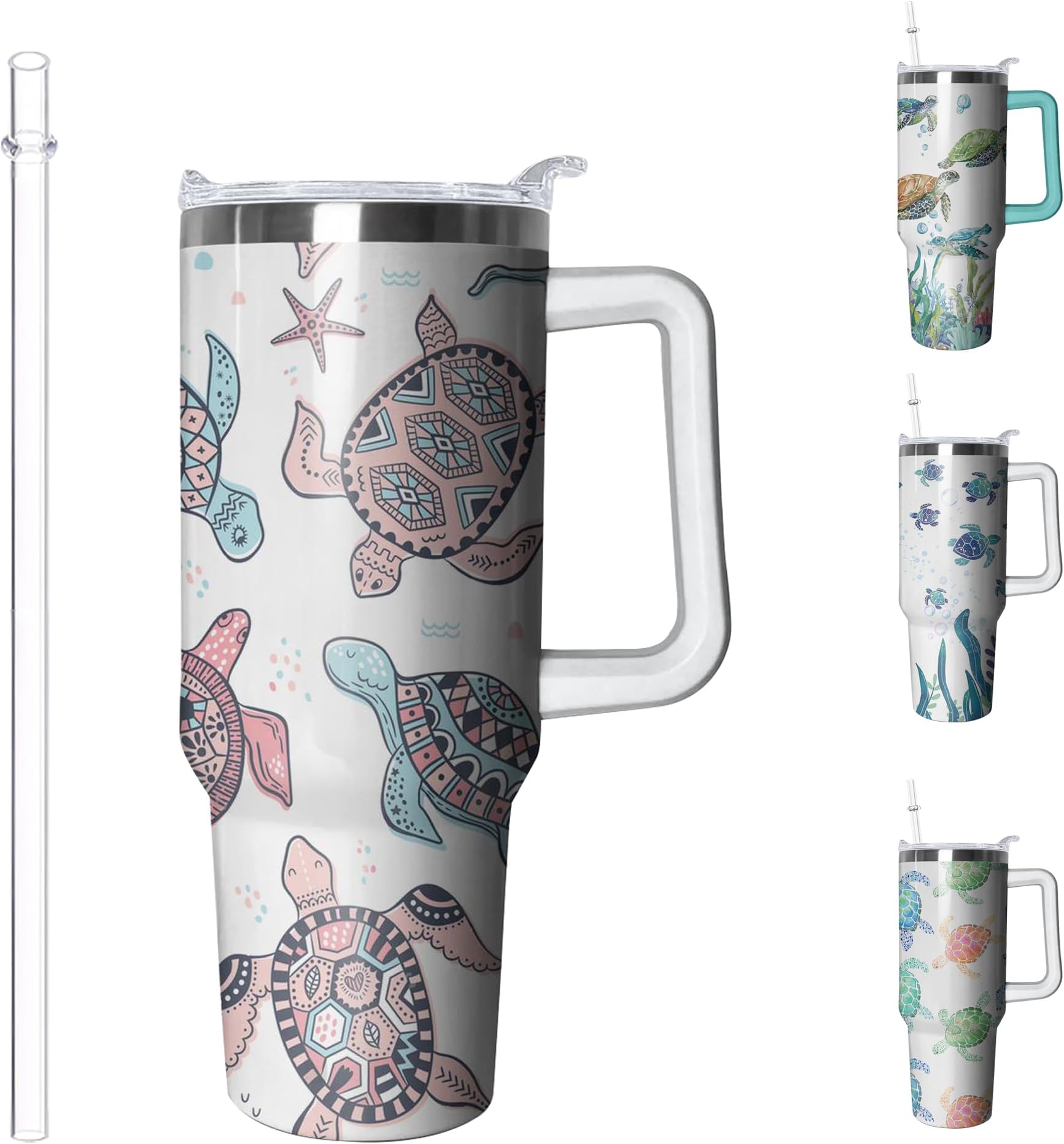 Eco Chic Recycled Travel Cup Sea Turtles