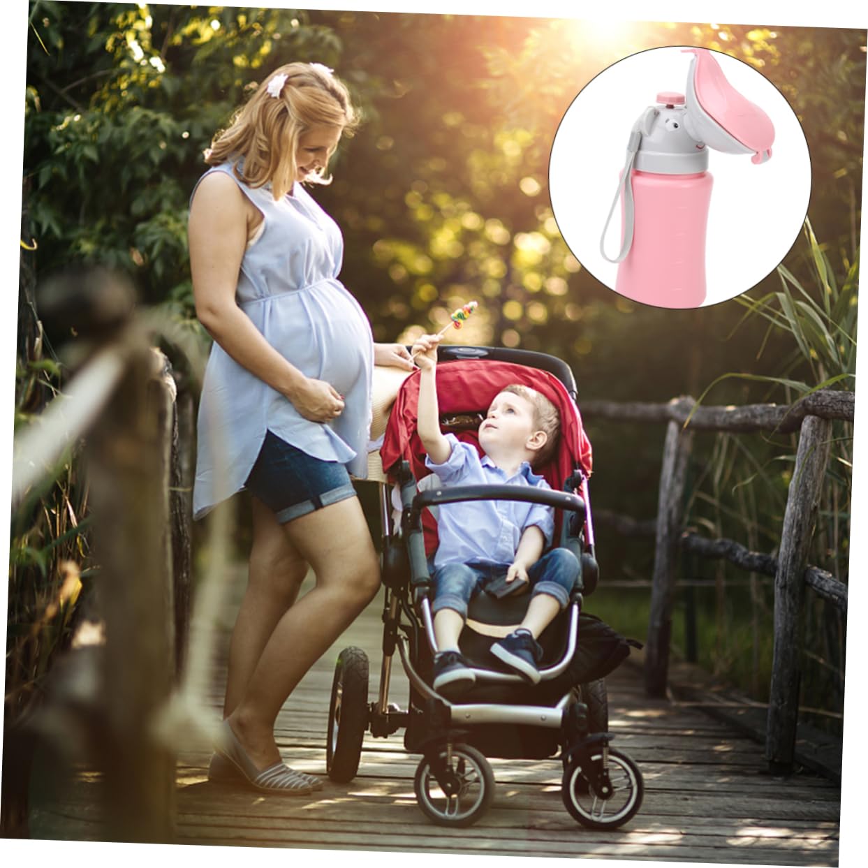 JOINPAYA Lightweight Car Urinal for Kids Portable Potty Training Toilet Adorable Cartoon Shape Easy to Carry