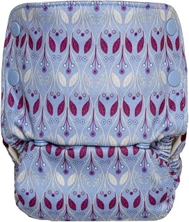 GroVia Reusable All in One Snap Baby Cloth Diaper (AIO) (Waverly)