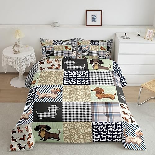 Miniatura 68 de Edredón de Flores Groovy de los años 60, 70 y 80, Flores Rosa, Morado, Amarillo, Juego de Edredón Retro Floral Boho para Niños, Niñas, Juego de