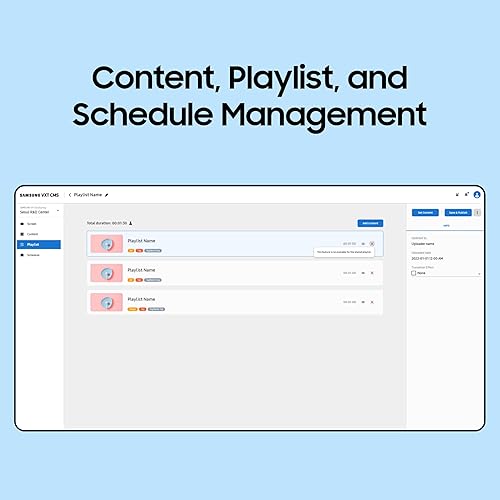 Miniatura 5 de Samsung Televisor Crystal UHD 4k Pro de 55" + VXT Serie S con software de gestión de contenido basado en la nube, suscripción de 1 año
