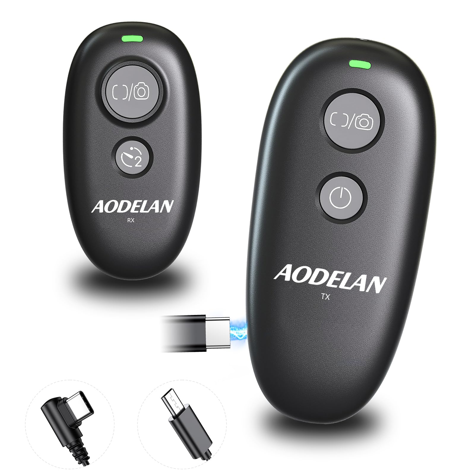 Upgraded Rechargeable USB-C Camera Wireless Shutter Release Remote Control