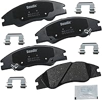 Vista 148 de Pastillas de Freno Delanteras Cerámicas Bendix Priority1 CFC430A para Modelos Selectos INFINITI G35, I30, Nissan 350Z, Altima, Juke, Maxima, Sentra