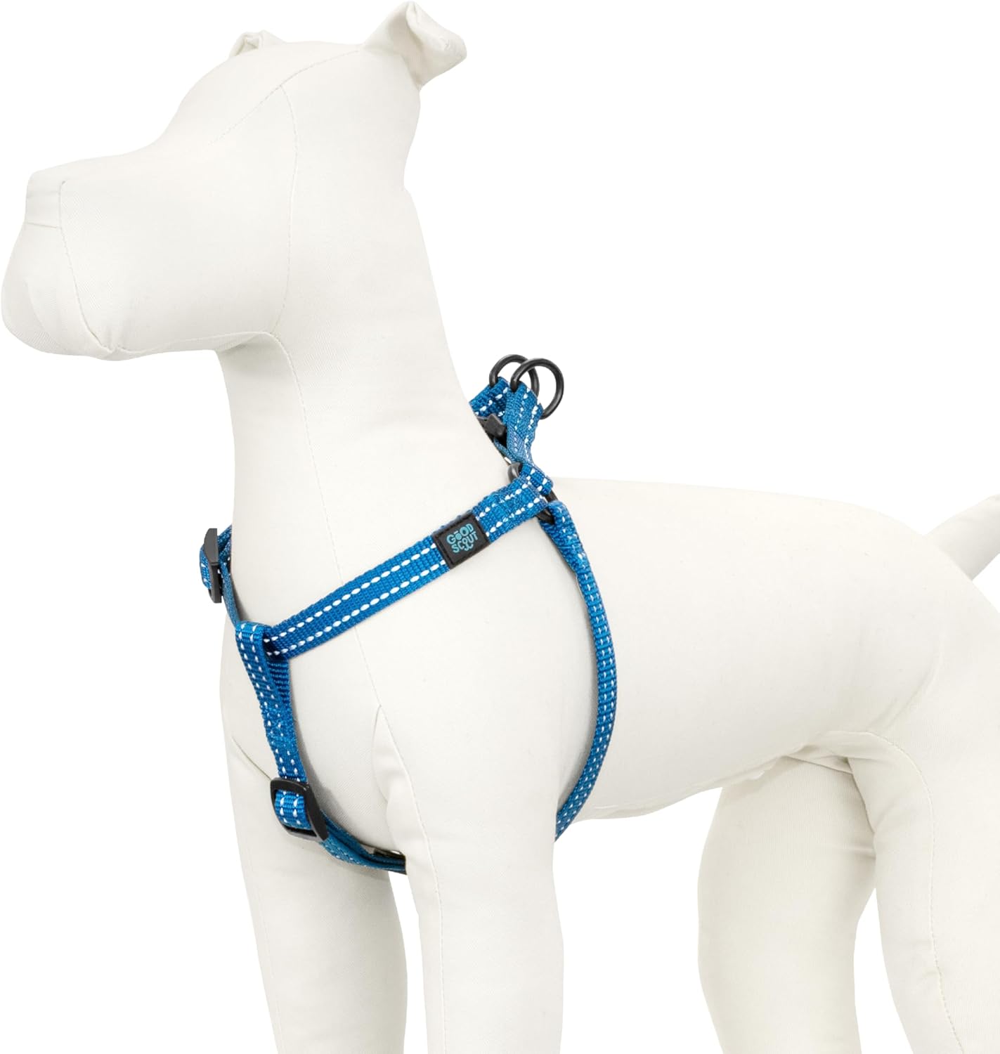 Good Scout Dog Harness Medium Sized Dog, Heavy Duty Durable Dog Body Harness for Easy Walking & Training, Adjustable for Comfortable & Safe Fit, Double D-Ring for Quick Leash Attachment, Brick