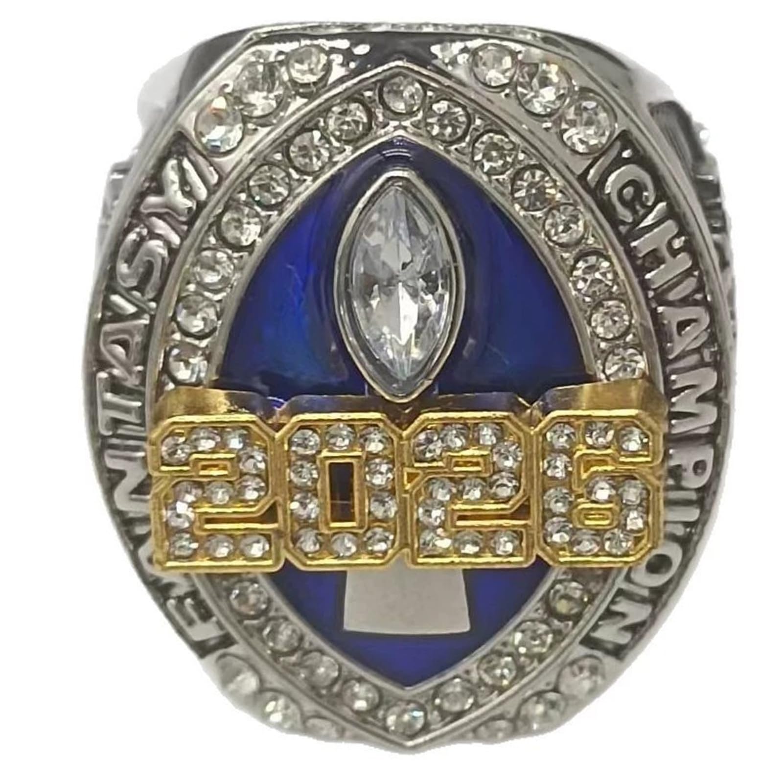 HYKJSHED 2026 Fantasy Football Ring Father's Day Collectibles Championship Ring Display Case — image 1