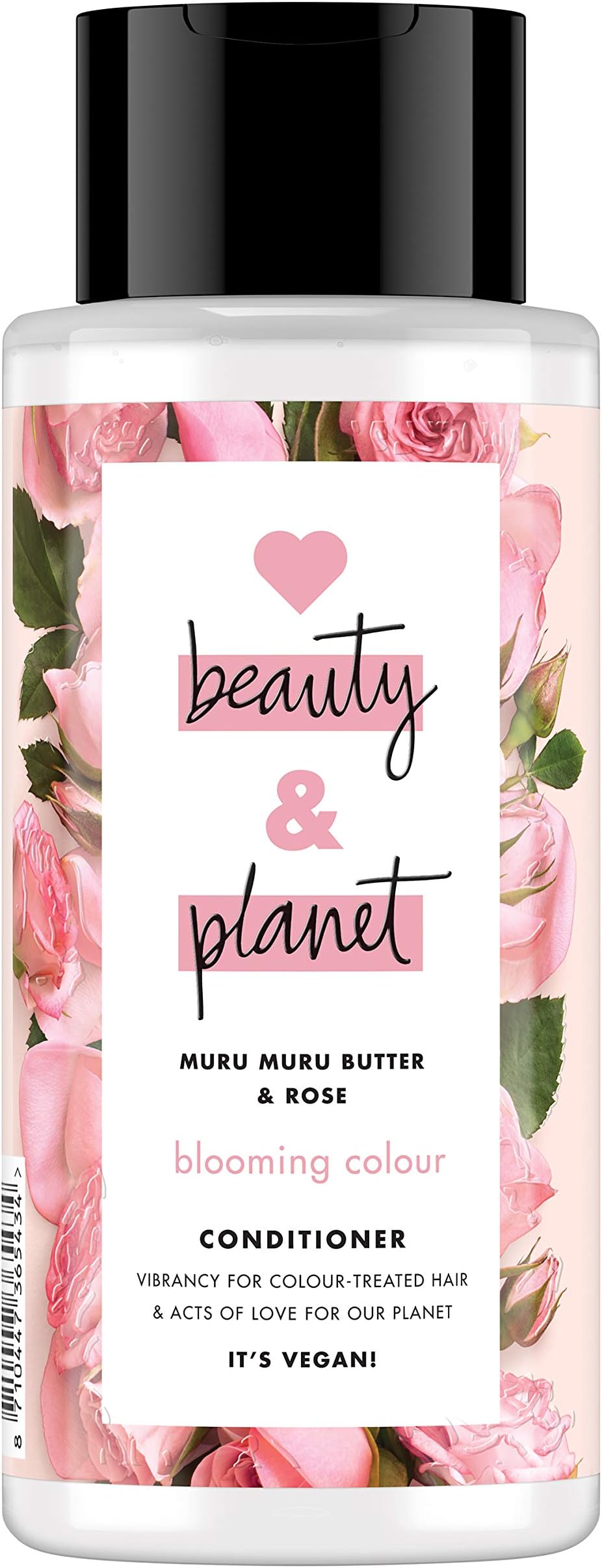 Love Beauty And Planet Muru Muru Butter and Rose Colour Hydrating and Moisturising Vegan Conditioner for Men and Women, Professional Deep Cleansing for Intensive Colours (400 ml)