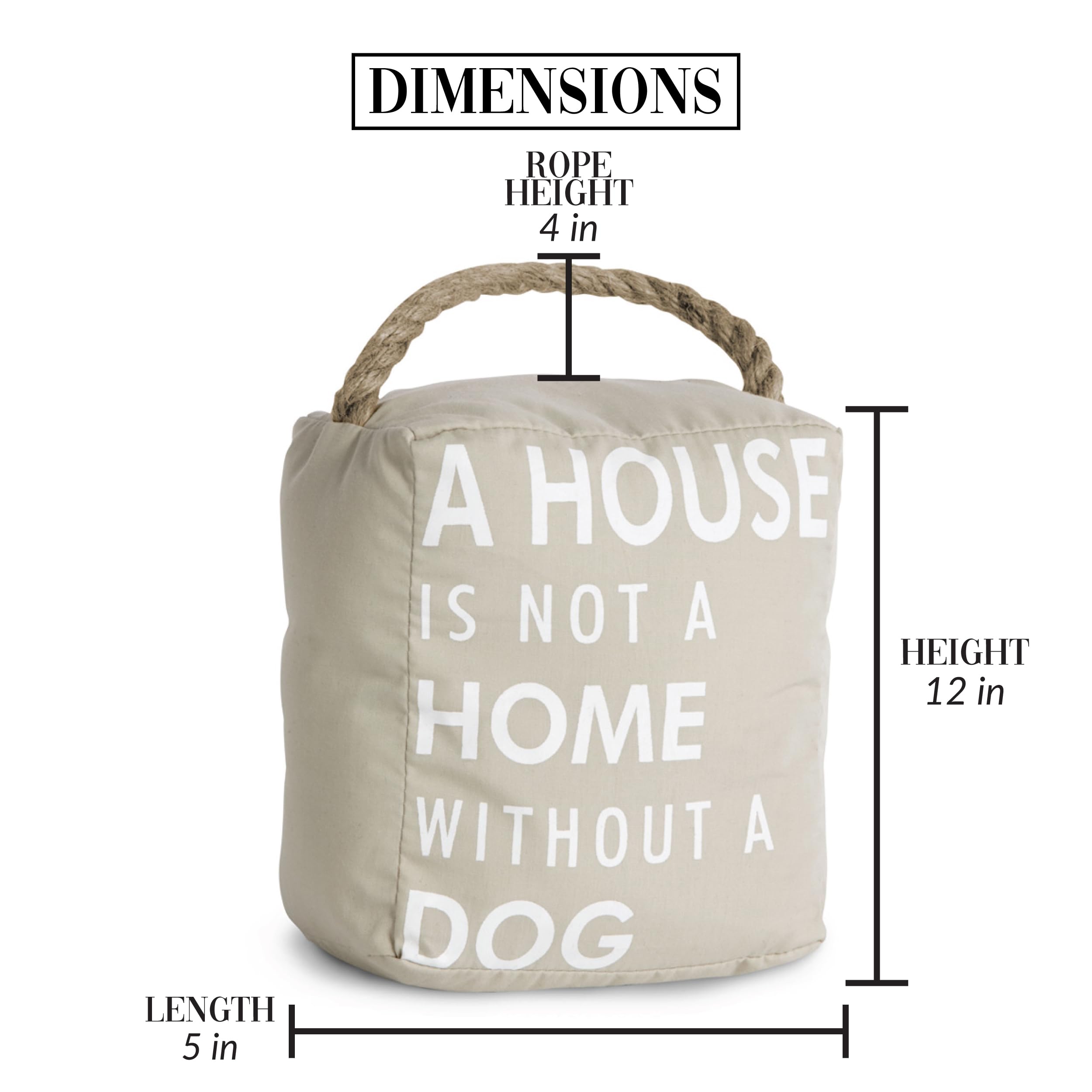 Pavilion Gift company 72150 Dog Door Stopper, 5 da 15,2 cm