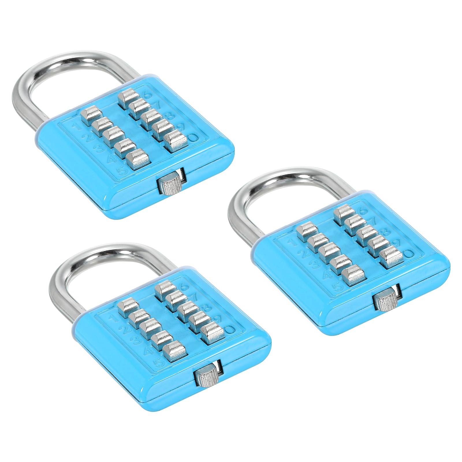 PATIKIL 10 Digit Button Combination Padlock