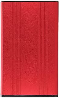 External Hard Drive Enclosure for 2.5inch Hard Drives and SSD Solidity State Drives, 2TB USB3.0 to HDD Enclosure Hard Drive Case (Red)