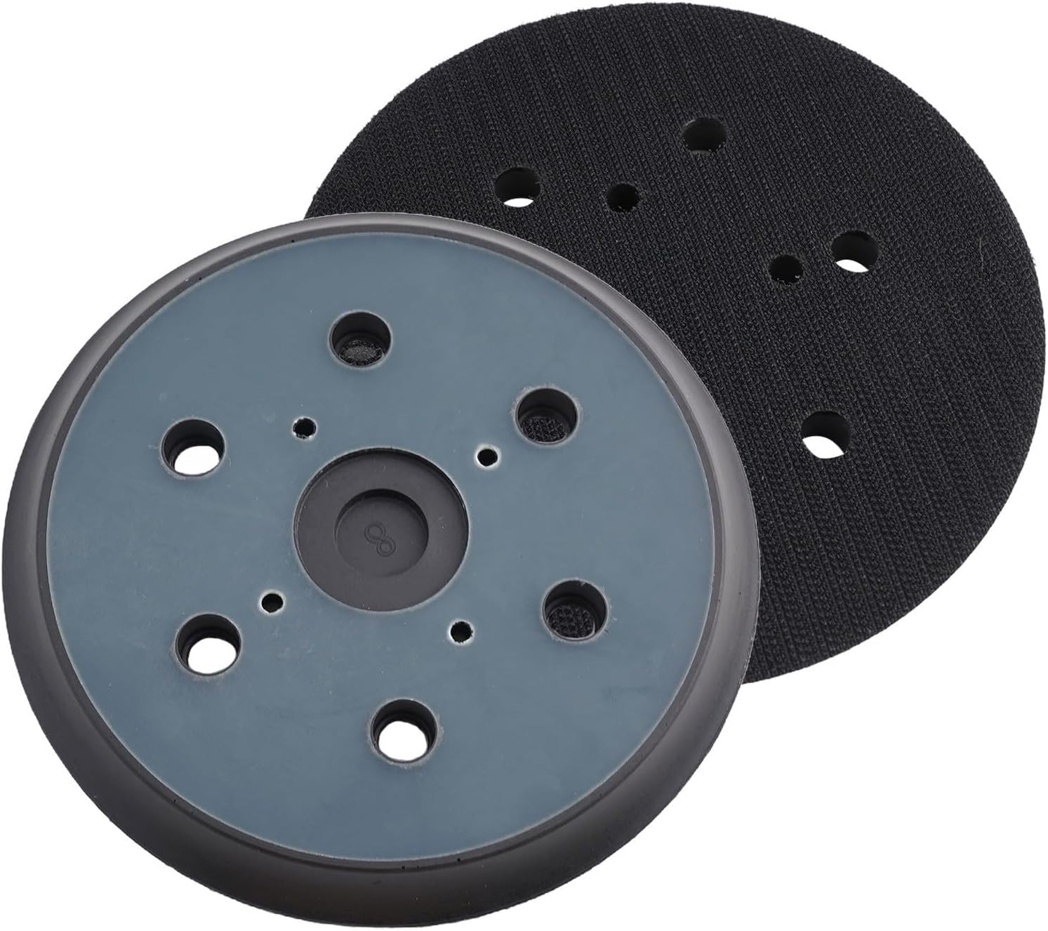 6 Inch 6 Hole Sanding Pad Hook and Backing Pad Random Sander, 150mm PU Replacement Disc with Flexible Smooth Polishing